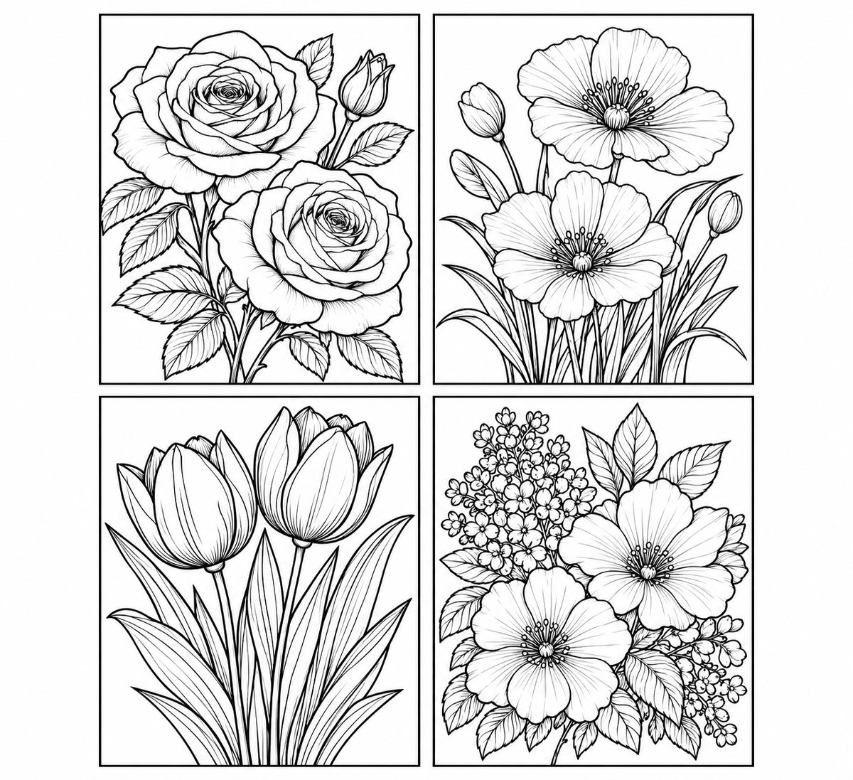 Relax & Color Bundle – 140 Printable Coloring Pages