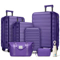 Larvender 6-Piece Luggage Set – 30 Inch (76 cm) Hard Shell Suitcases with 360° Spinner Wheels