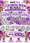 Relax & Color Bundle – 140 Printable Coloring Pages
